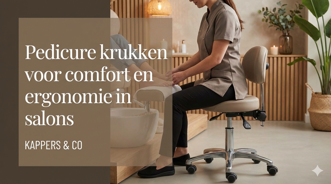 Pedicure krukken voor comfort en ergonomie in salons Kappers & Co