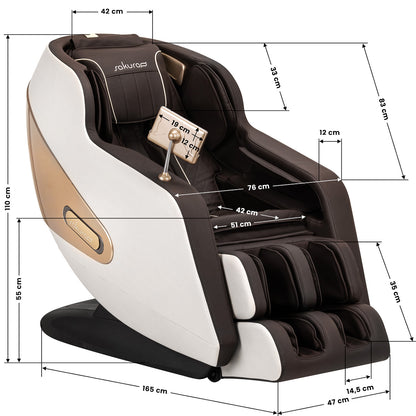 Sakura Comfort Plus 806 massage chair brown – 18