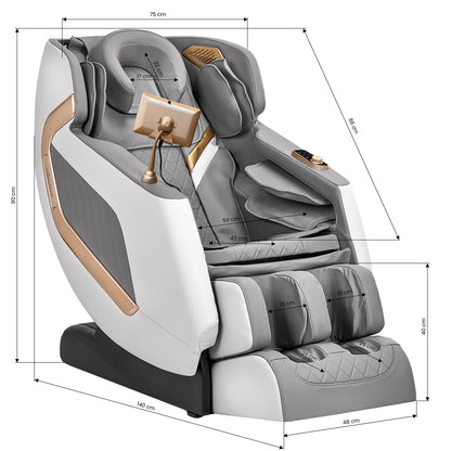 Sakura Classic 306 massage chair white gray – 16